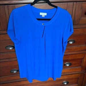Calvin Klein Women's Cobalt Blue Blouse